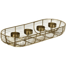 EGLO Adventsgesteck Hagony 40.5 x 14 x 6 cm, Gold