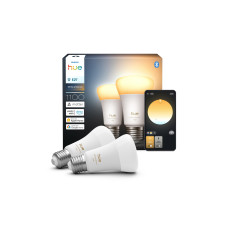 Philips Hue Leuchtmittel White Ambiance E27 Doppelpack 2 x 1100 lm