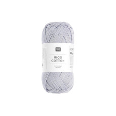 Rico Design Baumwollgarn Lavendel, 50 g, 125 m