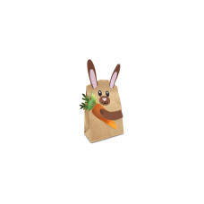 Braun + Company Papiertüte 2-er Set Hase, Braun Braun + Company Papiertüte 2-er Set Hase, Braun