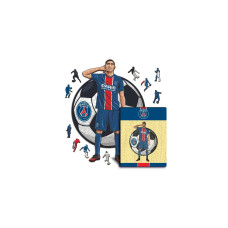 Iconic Puzzle Holz-Puzzle Achraf Hakimi – PSG S, 150 Teile Iconic Puzzle Holz-Puzzle Achraf Hakimi – PSG S, 150 Teile