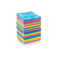 CLEANmaxx Mikrofaser-Reinigungstuch 30 Stück, Mehrfarbig