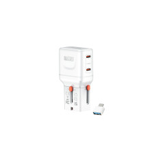 4smarts Weltreiseadapter Nomad Pocket 65W GaN, 2C, Weiss 4smarts Weltreiseadapter Nomad Pocket 65W GaN, 2C, Weiss