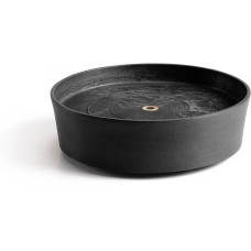 Ecopots Unterteller Saucer Wheels Ø 29 cm Schwarz Ecopots Unterteller Saucer Wheels Ø 29 cm Schwarz