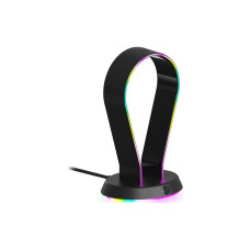 Stealth-Gaming Kopfhörerständer Light-Up Schwarz Stealth-Gaming Kopfhörerständer Light-Up Schwarz