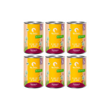 Herrmann's Nassfutter Bio Huhn mit Karotte und Reis 6 x 400 g Herrmann's Nassfutter Bio Huhn mit Karotte und Reis 6 x 400 g