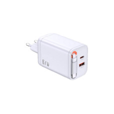 Schönenberger USB-Wandladegerät Out: USB-C / USB-A: 67W PD, Weiss