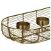 EGLO Adventsgesteck Hagony 40.5 x 14 x 6 cm, Gold