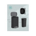 Songmics Abfalleimer 50 l, Schwarz Songmics Abfalleimer 50 l, Schwarz