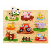 Spielba Holzspielwaren Steckspiel Tiere mit Griffli