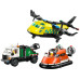 LEGO® City Flugzeug, Wartungsfahrzeug und Luftkissenboot