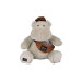 DouDou et compagnie Hippo mit Mütze 20 cm, Grau