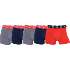 CR7 CR7, 5er-Pack Grau/Rot/Navy, L