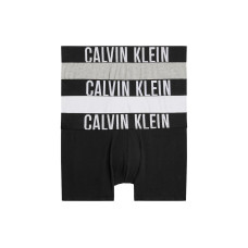 Calvin Klein Wäsche Trunk 3Pk Weiss/Schwarz/Grau, XL Calvin Klein Wäsche Trunk 3Pk Weiss/Schwarz/Grau, XL