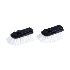 Edi Baur Ersatzkopf Spülbürste Super Tip DUO-Set Schwarz/Weiss