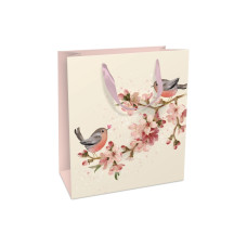 Braun + Company Geschenktasche Vogel 18 x 21 x 8 cm
