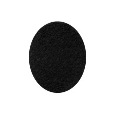 Mono-Quick Flickstoff Wollwalk 10 x 8 cm, Schwarz