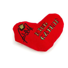 King Catnip Katzen-Spielzeug Herz 7.5 x 3.5 x 6 cm