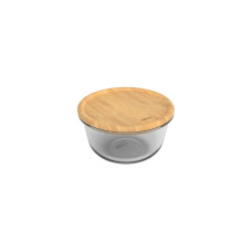 Rotho Glasdose mit Bambusdeckel NALA 1 l, Transparent Rotho Glasdose mit Bambusdeckel NALA 1 l, Transparent