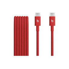 Apple Beats USB-C auf USB-C gewebtes Kabel, rot, 60W, 1.5 m Apple Beats USB-C auf USB-C gewebtes Kabel, rot, 60W, 1.5 m