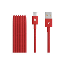Apple Beats USB-A auf USB-C gewebtes Kabel, rot, 15W, 1.5 m Apple Beats USB-A auf USB-C gewebtes Kabel, rot, 15W, 1.5 m