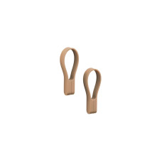 Zone Denmark Handtuchhalter Loop mit Magnet 2 Stück, Mandarine