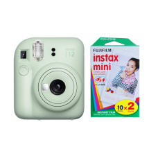 Fujifilm Fotokamera Instax Mini 12 KIT Grün Fujifilm Fotokamera Instax Mini 12 KIT Grün