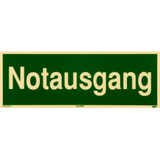 P.R.O. Notausgang – Piktogramm 100 x 300 mm