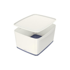 Leitz Aufbewahrungsbox MyBox Gross Grau/Weiss Leitz Aufbewahrungsbox MyBox Gross Grau/Weiss