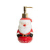 diaqua® Seifenspender Santa Claus 390 ml, Rot/Schwarz/Weiss