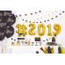 Partydeco Kuchen-Topper Happy New Year 1 Stück, Gold