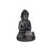 EGLO Leuchten Gartenlicht Solardekoration Buddha, 27 cm, Grau