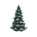 G. Wurm Weihnachtsbaum Grün, 10 x 16 x 10 cm