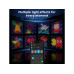 Govee LED-Stripe Curtain Lights RGBIC, 25 Watt, 1.5 x 1.5m
