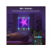 Govee LED-Stripe Curtain Lights RGBIC, 25 Watt, 1.5 x 1.5m