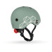 Scoot and Ride Kinderhelm Green lines Grün, XXS-S