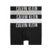 Calvin Klein Wäsche Trunk 3Pk Weiss/Schwarz/Grau, XL