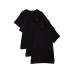 Calvin Klein Wäsche T-Shirt S/S Crew Neck 3Pk Schwarz, XL