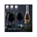 Oak & Steel Weingläser-Set 500 ml, 2 Stück, Schwarz matt