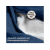 Urbanara Sitzsack Basic-Comfort 185 l Polyester (PES), Blau