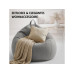 Urbanara Sitzsack Basic-Comfort 315 l Polyester (PES), Grau Urbanara Sitzsack Basic-Comfort 315 l Polyester (PES), Grau