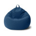 Urbanara Sitzsack Basic-Comfort 315 l Polyester (PES), Blau