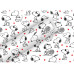 Braun + Company Geschenkpapier Snoopy weiss, 2 m x 70 cm