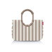 Reisenthel Einkaufskorb Loopshopper M Summerstripes Coffee
