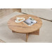 Woody Fashion Couchtisch Soleil Atlantic Pine 90 x 40 cm, Braun