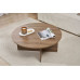Woody Fashion Couchtisch Soleil Walnut 90 x 40 cm, Braun