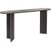 Woody Fashion Sideboard Sira Lumiere Black 150 x 75 cm, Schwarz