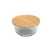 Rotho Glasdose mit Bambusdeckel NALA 2 l, Transparent