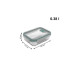 Rotho Glasdose mit Deckel NALA 0.38 l, Transparent