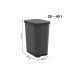 Rotho Treteimer Treteimer 35 l Orbe 35 l, Silber